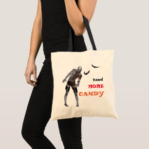 Tote Bag Trick ou traitement d'Halloween Zombie effrayant