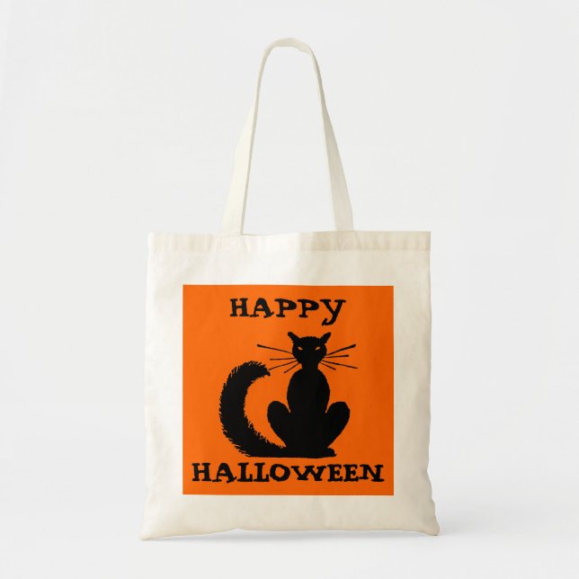 Tote Bag Trick ou Treat-Cat (Devant)