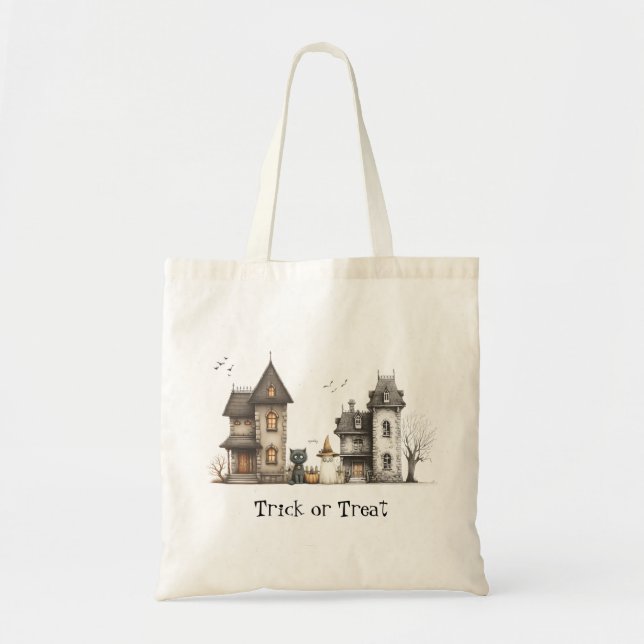 Tote Bag Trick ou Treat Halloween (Devant)