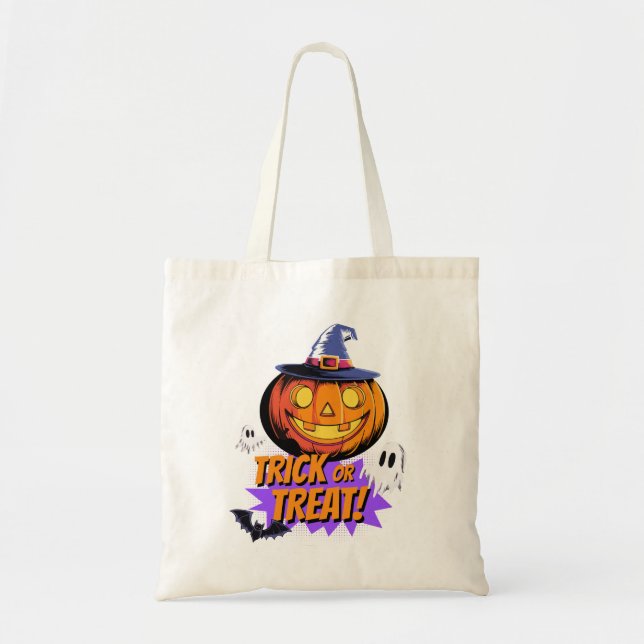 Tote Bag Trick ou Treat ! Halloween (Devant)