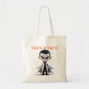 TOTE BAG TRICK PERSONNALISÉ OU TRAITER DRACULA HALLOWEEN
