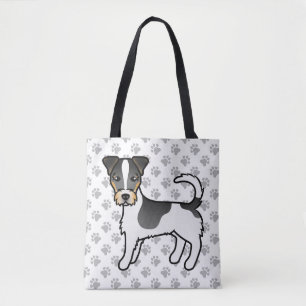 Tote Bag Tricolor Jack Russell Terrier à poil dur