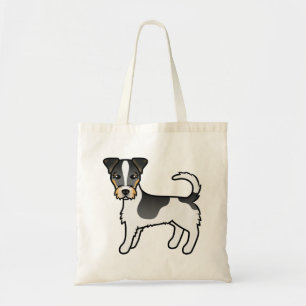 Tote Bag Tricolore Rough Coat Jack Russell Terrier Chien