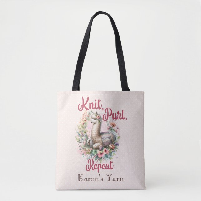 Tote Bag Tricot Alpaca (Devant)