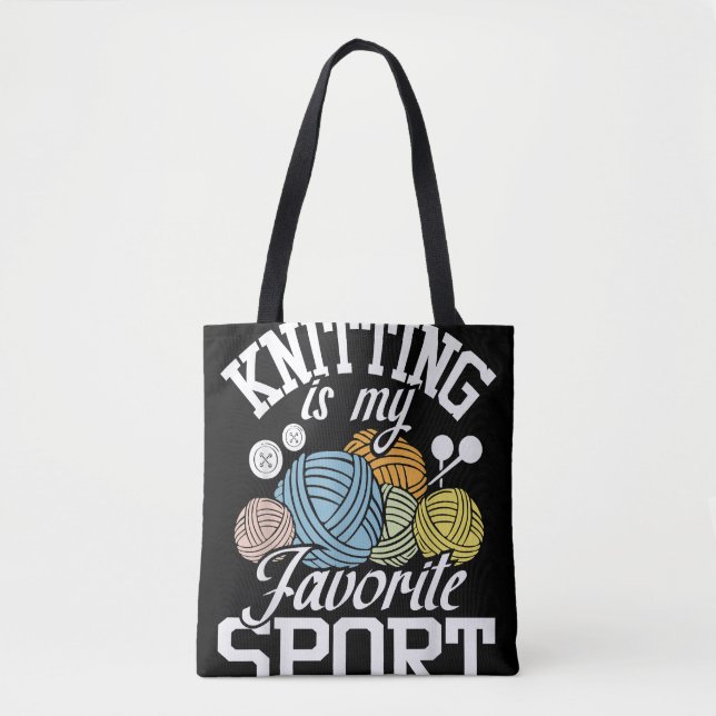 Tote Bag Tricot Parce Que Le Meurtre Est Mal (Devant)