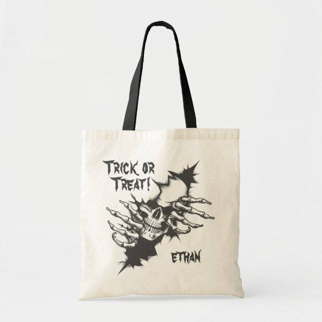 Tote Bag Tricoter ou traiter déplaisant (Devant)