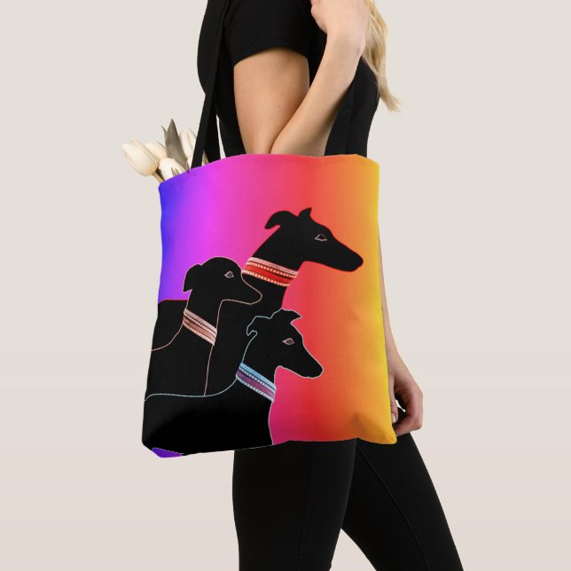Tote Bag Trio Greyhound (De près)