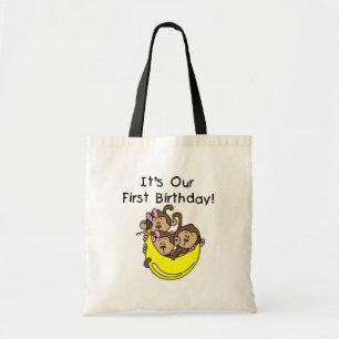 Tote Bag Triplets 1er - Deux filles Un garçon Tshirts et ca
