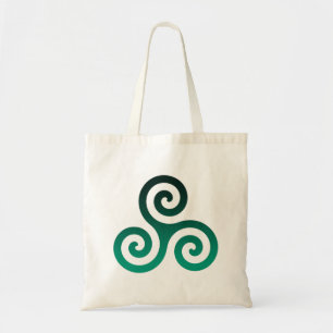 Tote Bag Triskele vert