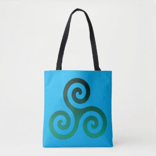 Tote Bag Triskele vert