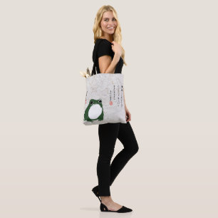 Tote Bag Triste grenouille japonaise crapaud du XIXe siècle