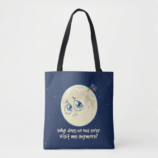 Tote Bag Triste lune (Devant)