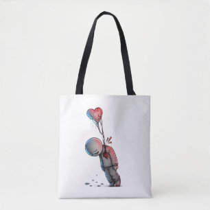 Tote Bag Tristesse dans le silence – Conception émotionnell