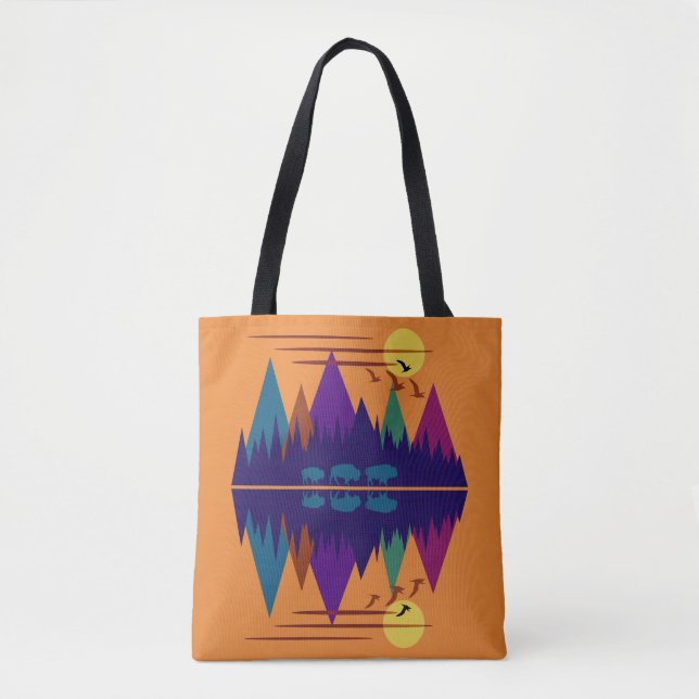 Tote Bag Trois bisons (Devant)