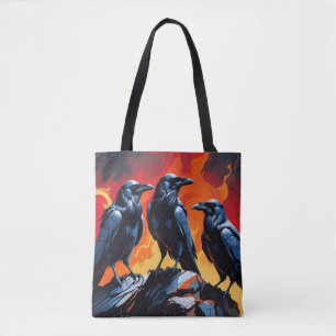 Tote Bag Trois Corbeaux