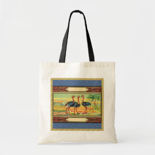 Tote Bag Trois Ostritch Birds