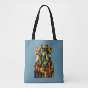Tote Bag Trois Sages Hommes Art de Nativité Abstrait