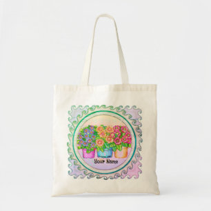 Tote Bag Trois vases fleurs