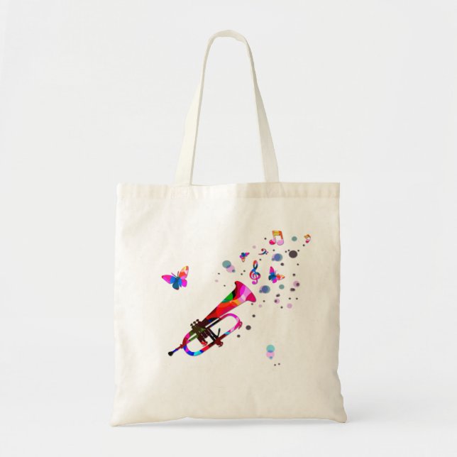 Tote Bag Trompette festive (Devant)