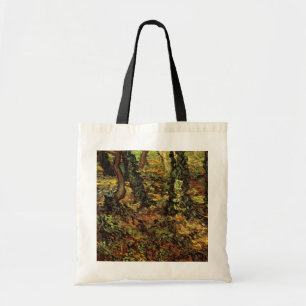 Tote Bag Troncs d'arbres avec Ivy par Vincent van Gogh