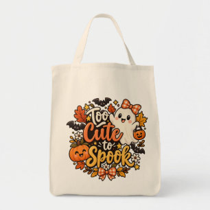 Tote Bag Trop Mignon Pour Effrayer Gentil Fantôme