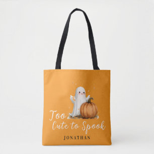 Tote Bag Trop mignon pour effrayer Orange 