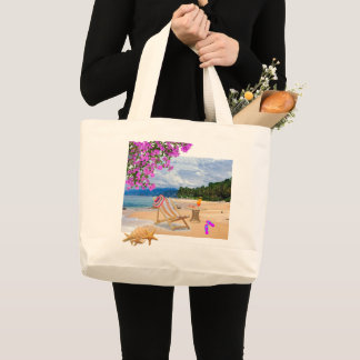 Tote Bag Tropical  beach setting