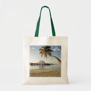Tote Bag Tropical Beaches Beach Huts, Bora Bora