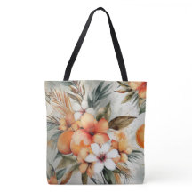 Tropical Bloom & Citrus Dream - Aquarelle