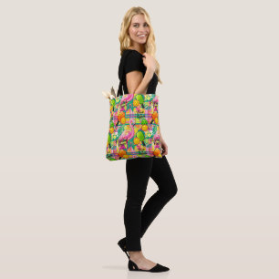 Tote Bag Tropical Flamingo Pickleball