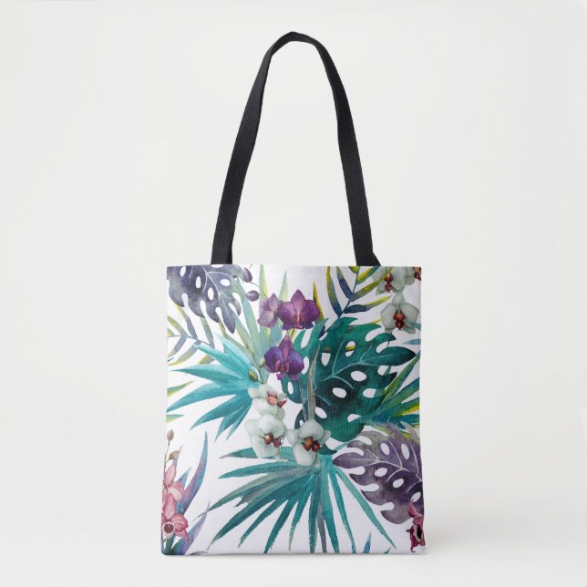 Tote Bag - Tropical Orchid (Front)