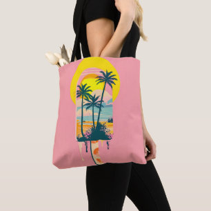Tote Bag Tropical Summer Sunset Sweets Paradise