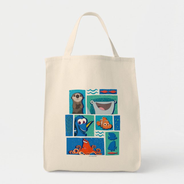 Tote Bag Trouver Dory | Groupe de caractères (Devant)