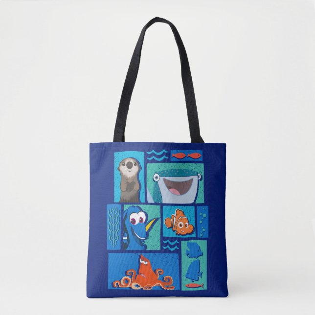 Tote Bag Trouver Dory| Groupe de caractères (Devant)