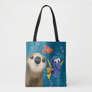 Tote Bag Trouver Dory Nemo, Dory et Otter
