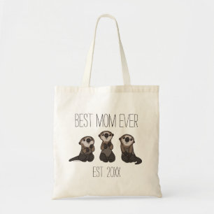 Tote Bag Trouver Dory Otters "Meilleure maman jamais"