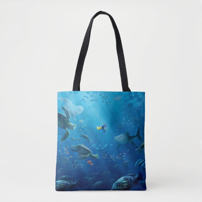 Tote Bag Trouver Dory| Poster Art (Devant)