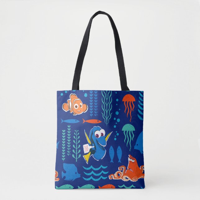 Tote Bag Trouver le Motif de la mer Dory (Devant)