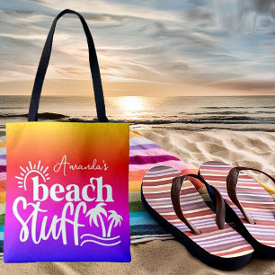 Tote Bag "Trucs de plage" personnalisés