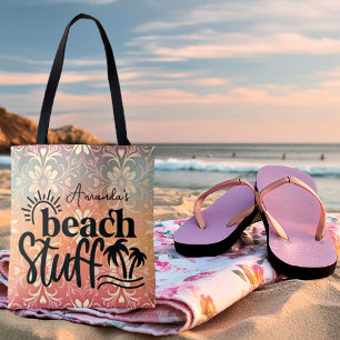 Tote Bag "Trucs de plage" personnalisés