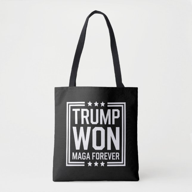 Tote Bag Trump a remporté la 47ème élection du président am (Devant)