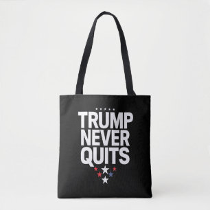 Tote Bag Trump n'abandonne jamais Vote patriotique Trump 20