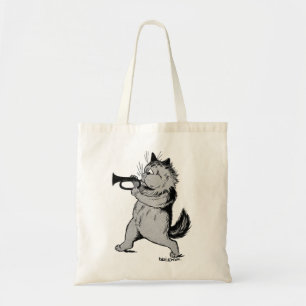 Tote Bag Trumpet Player (Trumpeter) Chat, Louis Wain