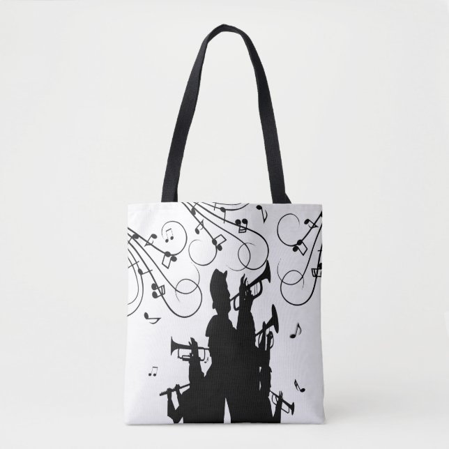 Tote Bag Trumpet Section Jazz (Devant)