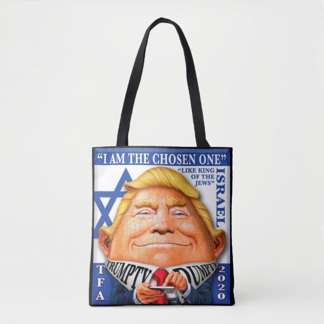 Tote Bag Trumpty Dumpty "Roi des Juifs" (Devant)
