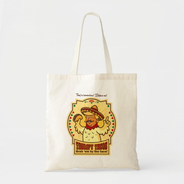 Tote Bag Trumpy Tacos (Devant)