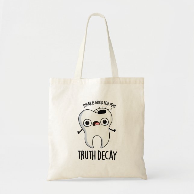 Tote Bag Truth Deck Drôle Drôle Pun Dent (Devant)