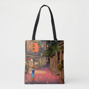 Tote Bag Tsuchiya Koitsu - Soirée à Ushigome