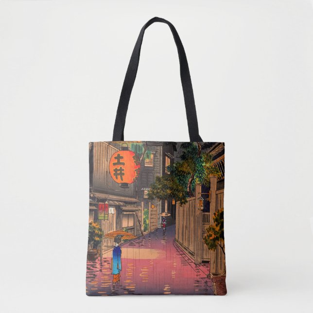 Tote Bag Tsuchiya Koitsu - Soirée à Ushigome (Devant)