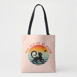 Tote Bag Tu M'As Eu À Meow Cute Cat